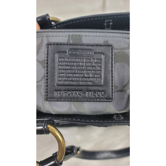 COACH Black Patent Leather Tote  F0773-11500 - Picture 8 of 8